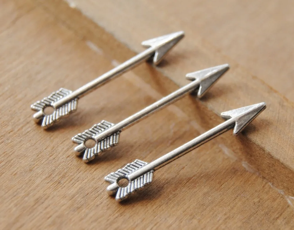 100 pcs Antique Silver and Bronze Metal Mini Bow and Arrow Charms Jewelry Findings 30mm A14/A143
100 pcs Antique Silver and Bronze Metal Mini Bow and Arrow Charms Jewelry Findings 30mm A14/A143