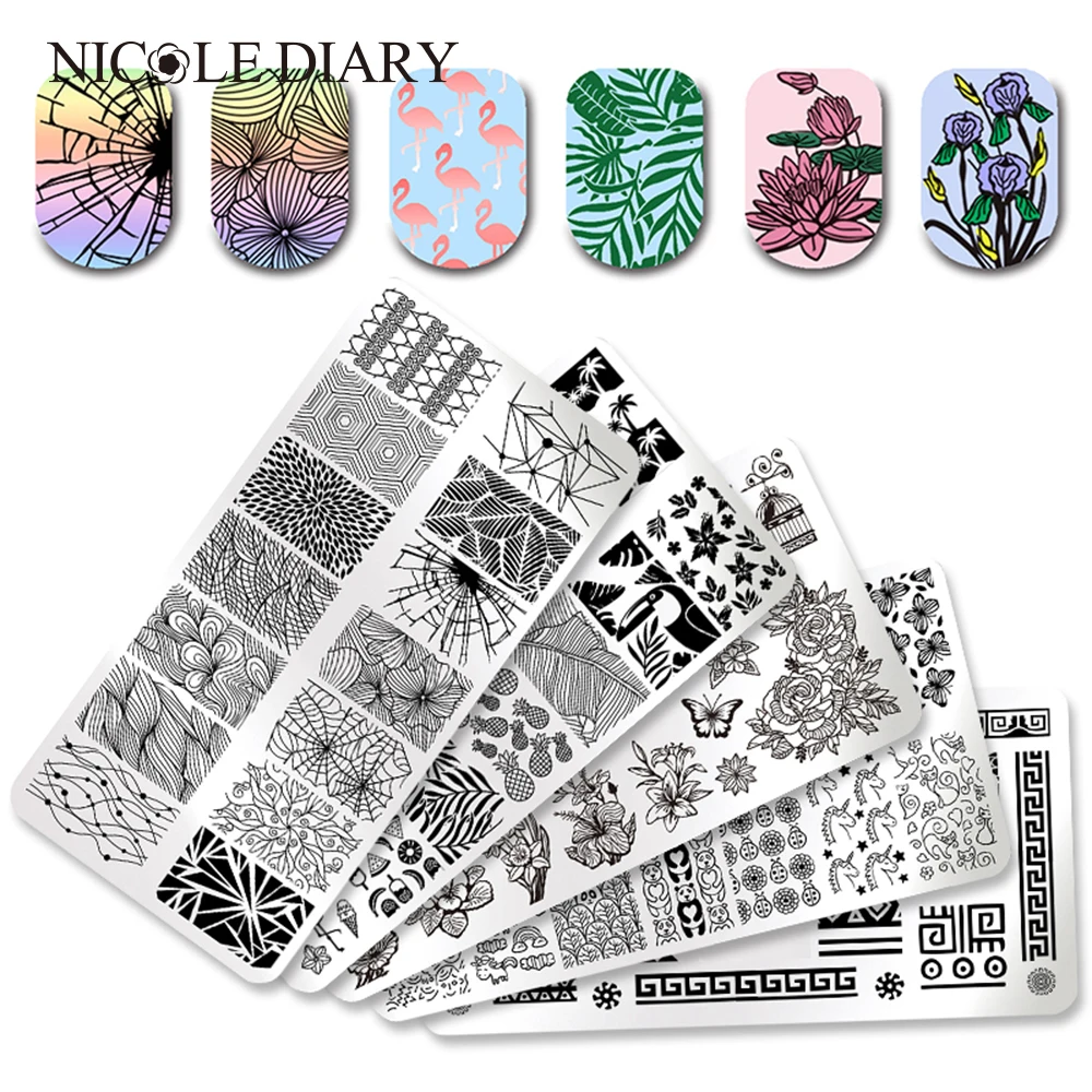 5Pcs Stamping Template Set Animal Flower Line Net Nail Art Image Plate Manicure Nail Stamp PLates Kit
5Pcs Stamping Template Set Animal Flower Line Net Nail Art Image Plate Manicure Nail Stamp PLates Kit