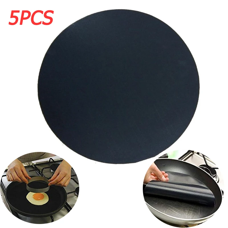 5PCS Reusable Round Teflon Non-Stick Mat Pan Fry Liner Sheet Cooking Wok Sheet Pad Oven Electric Grills Kitchen BBQ Baking Mats
5PCS Reusable Round Teflon Non-Stick Mat Pan Fry Liner Sheet Cooking Wok Sheet Pad Oven Electric Grills Kitchen BBQ Baking Mats