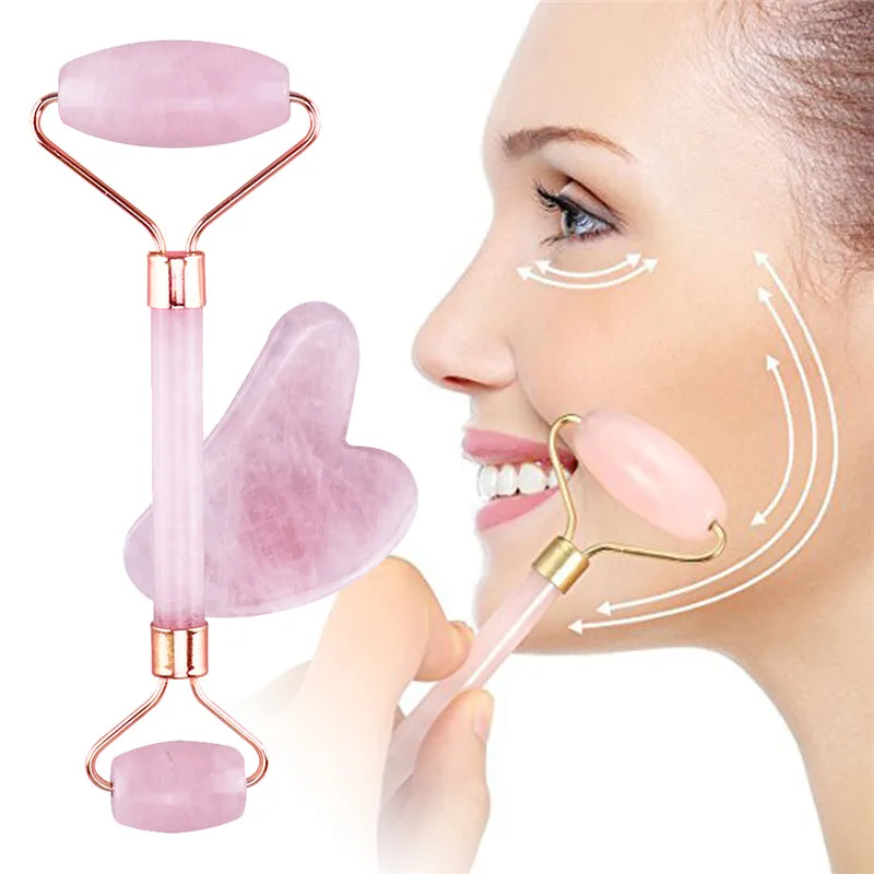 1/2pc Rose Quartz Roller Slimming Face Massager Lifting Tool Natural Jade Facial Massage Roller Stone Skin Massage Face Care Set
1/2pc Rose Quartz Roller Slimming Face Massager Lifting Tool Natural Jade Facial Massage Roller Stone Skin Massage Face Care Set