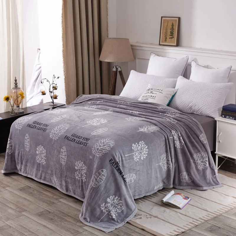 Gray White Leaves Pattern Home Textile Soft Solid Blanket Fleece Flannel Blanket Adult Sofa Bedding Manta Flannel Throw Blankets
Gray White Leaves Pattern Home Textile Soft Solid Blanket Fleece Flannel Blanket Adult Sofa Bedding Manta Flannel Throw Blankets
