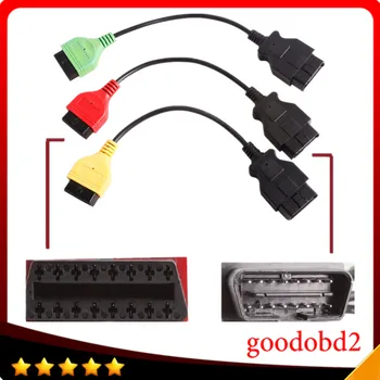 For Fiat Ecu Scan Adaptors Fiat Connect Cable (3 Pieces/ Set) car obd2 16pin diagnostic tool cable
For Fiat Ecu Scan Adaptors Fiat Connect Cable (3 Pieces/ Set) car obd2 16pin diagnostic tool cable