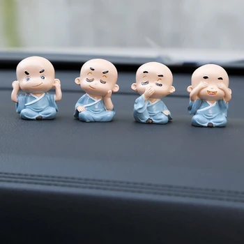 4pcs/set Cute Little Monk Figurines Car Ornament Automotive Dolls Automobiles Internal Dashboard Decorative Lovely Cartoon Toys
4pcs/set Cute Little Monk Figurines Car Ornament Automotive Dolls Automobiles Internal Dashboard Decorative Lovely Cartoon Toys