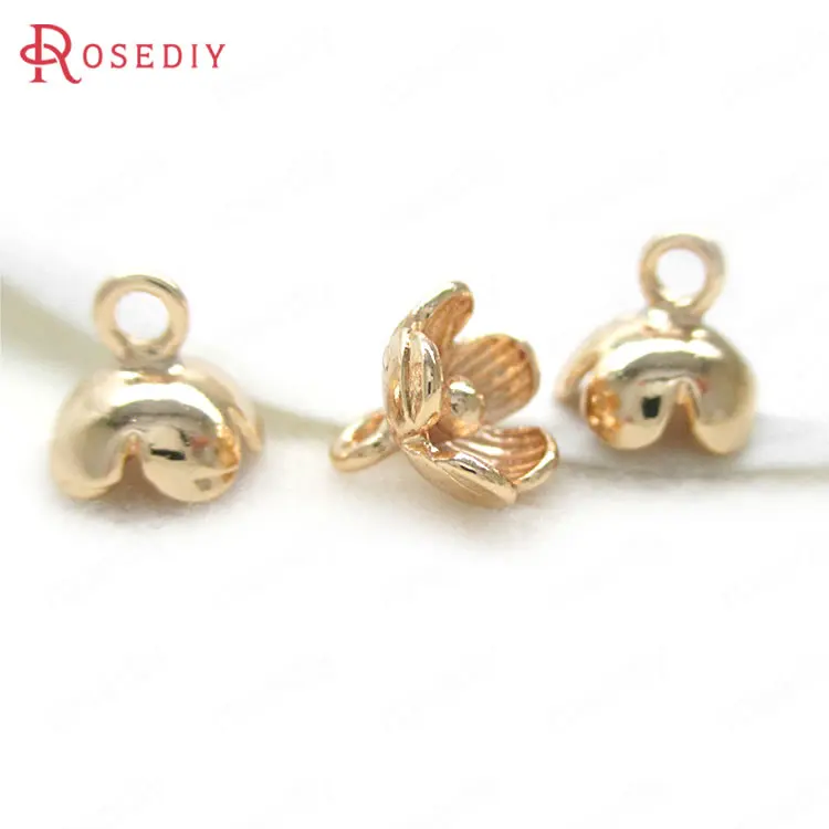 (33230)10PCS Height 7mm Diameter 8mm 24K Champagne Gold Color Plated Brass Flower Charms End Charms Jewelry Findings Accessories
(33230)10PCS Height 7mm Diameter 8mm 24K Champagne Gold Color Plated Brass Flower Charms End Charms Jewelry Findings Accessories
