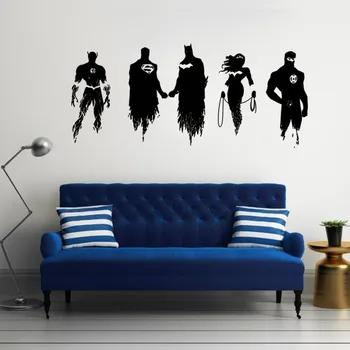 Wall Decal Vinyl Sticker DC Super Hero Justice League Batman Wonder Woman Superman Aquaman Cyborg For Kids Rooms Decor WW-296
Wall Decal Vinyl Sticker DC Super Hero Justice League Batman Wonder Woman Superman Aquaman Cyborg For Kids Rooms Decor WW-296