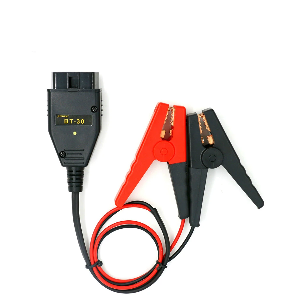 AUTOOL BT-30 Car Alligator Clips Battery Clamps Maintaining Auto Car Computer ECU MEMORY Saver Battery Tool OBD2 SAFE Replace
AUTOOL BT-30 Car Alligator Clips Battery Clamps Maintaining Auto Car Computer ECU MEMORY Saver Battery Tool OBD2 SAFE Replace