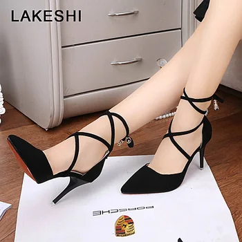 Gladiator Women Pumps Cross Strap Sexy High Heels Sandals Women Pointed Toe High Heel Shoes Fashion Pumps Suede Ladies Sandals
Gladiator Women Pumps Cross Strap Sexy High Heels Sandals Women Pointed Toe High Heel Shoes Fashion Pumps Suede Ladies Sandals