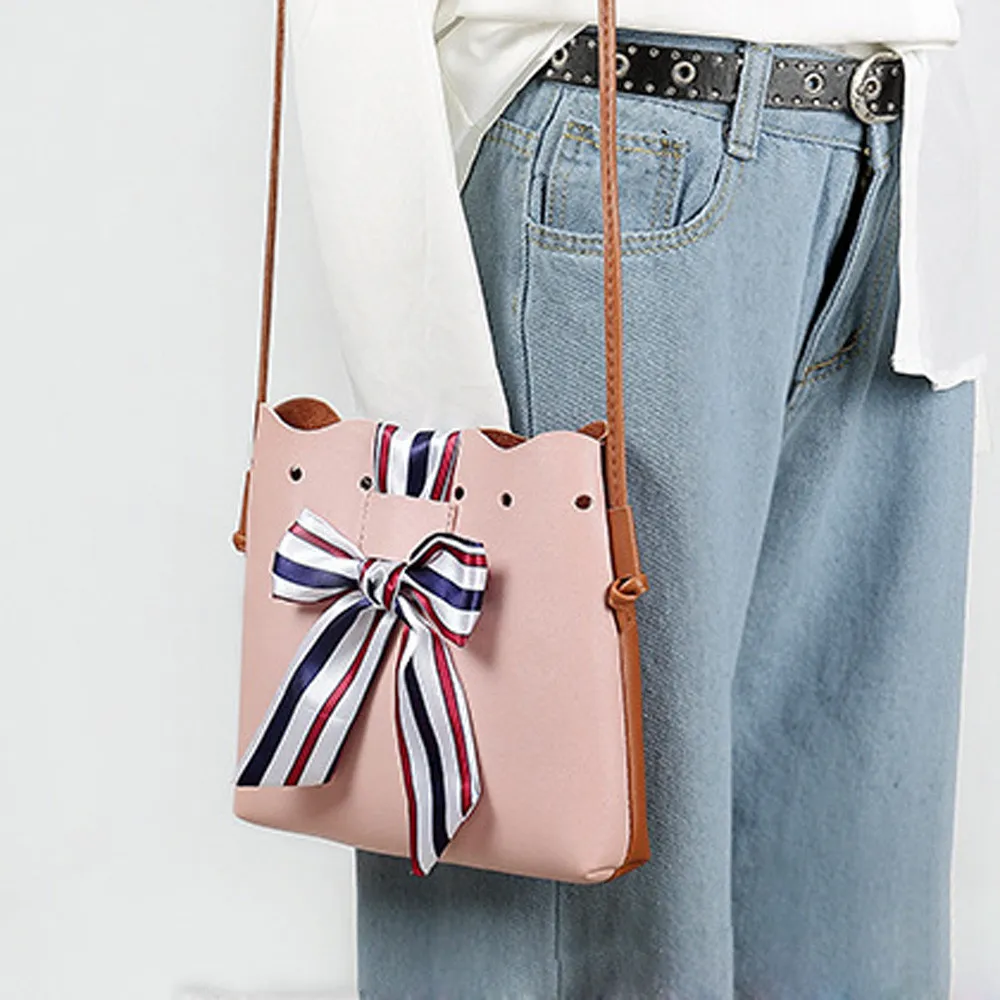 2019 Fashion Women Bowknot Bucket Crossbody Bags Phone Bag Shoulder Bag for women bolsa feminina Sac dos
2019 Fashion Women Bowknot Bucket Crossbody Bags Phone Bag Shoulder Bag for women bolsa feminina Sac dos