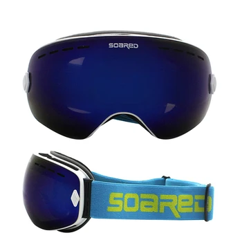 Soared Ski Goggles Double Lens Anti-Fog Large Glasses Skiing Unisex Snowboard Goggles Spherical Mask Ski Goggles
Soared Ski Goggles Double Lens Anti-Fog Large Glasses Skiing Unisex Snowboard Goggles Spherical Mask Ski Goggles