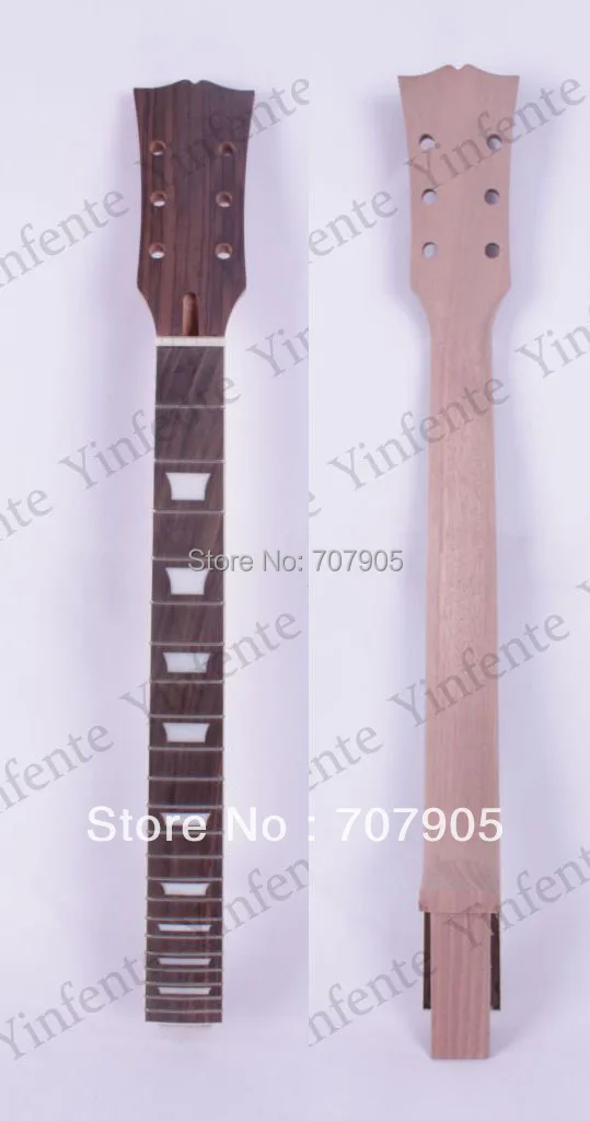 1x New NEW style Guitar Neck Mahogany wood 22 Fret 24.75 inch rosewood fretboard Inlaid #1