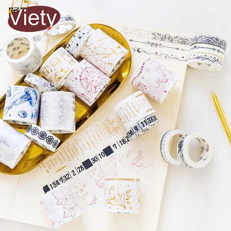 2 Pcs/Lot Vintage Jellyfish Stars meteor washi tape DIY decoration scrapbooking planner masking tape adhesive tape
2 Pcs/Lot Vintage Jellyfish Stars meteor washi tape DIY decoration scrapbooking planner masking tape adhesive tape