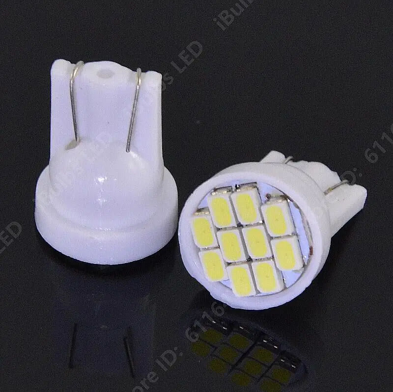 100PCS Super Bright T10 194 W5W 168 10 SMD LED 1206 Interior Car Interior Lighting Clearance Lights Marker Lamps Blub DC12V
100PCS Super Bright T10 194 W5W 168 10 SMD LED 1206 Interior Car Interior Lighting Clearance Lights Marker Lamps Blub DC12V