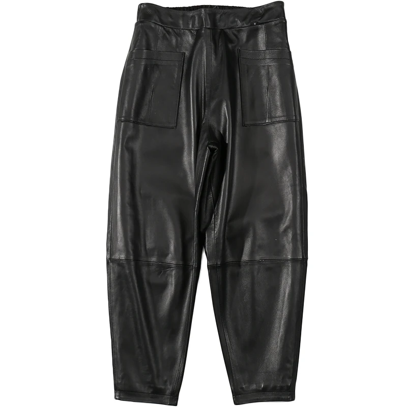 2020 Autumn Winter Pant Women Real Sheepskin Black XXXL Plus Size Loose Casual Street Style Ladies Trousers Genuine Leather
2020 Autumn Winter Pant Women Real Sheepskin Black XXXL Plus Size Loose Casual Street Style Ladies Trousers Genuine Leather