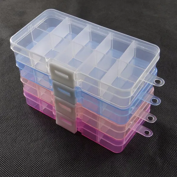 2 piece 10-grid OR 15-grid detachable pp storage box Jewelry bead Storage Box pill/ medicine box/case
2 piece 10-grid OR 15-grid detachable pp storage box Jewelry bead Storage Box pill/ medicine box/case
