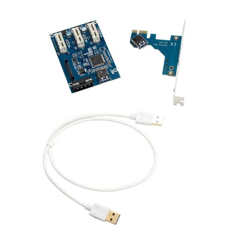 Factory Price PCI-e Express 1X To 3 Port 1X Switch Multiplier HUB Riser Card +USB Cable 1PC Drop Shipping
Factory Price PCI-e Express 1X To 3 Port 1X Switch Multiplier HUB Riser Card +USB Cable 1PC Drop Shipping