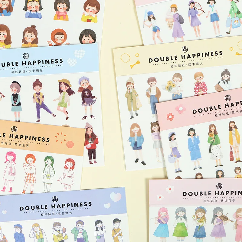 2 Sheets Cute Travel Girl Series Stickers DIY Scrapbooking Stickers For Decoration Diary School Supplies Escolar Papeleria Gift
2 Sheets Cute Travel Girl Series Stickers DIY Scrapbooking Stickers For Decoration Diary School Supplies Escolar Papeleria Gift