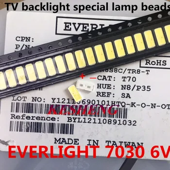 200PCS EVERLIGHT parts LED 7030 LED backlight TV high power 1W 6V LED cold white backlight for LED LCD TV backlight Application
200PCS EVERLIGHT parts LED 7030 LED backlight TV high power 1W 6V LED cold white backlight for LED LCD TV backlight Application