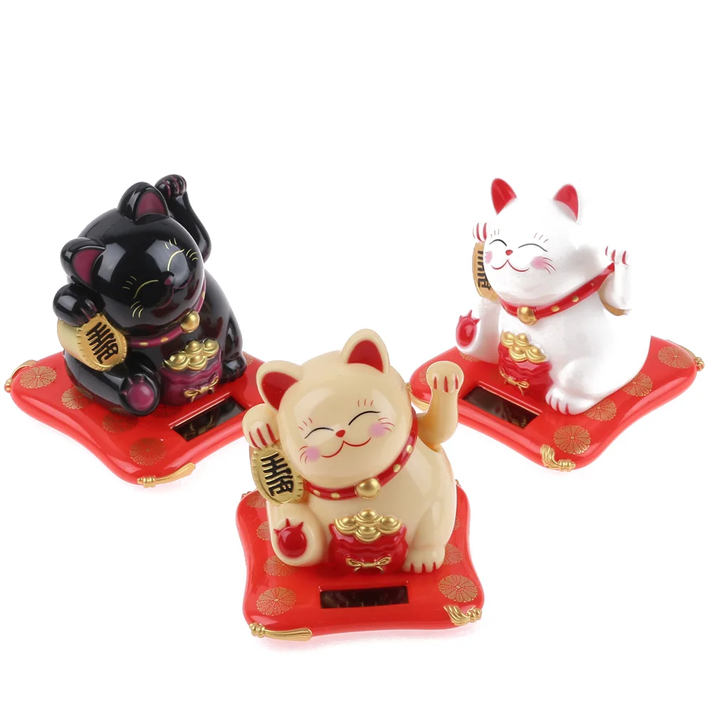 Fashion Solar Powered Maneki Neko Fortune Cat Welcoming Lucky Beckoning Paw-waving Home Office Restaurant Decor Crafts
Fashion Solar Powered Maneki Neko Fortune Cat Welcoming Lucky Beckoning Paw-waving Home Office Restaurant Decor Crafts