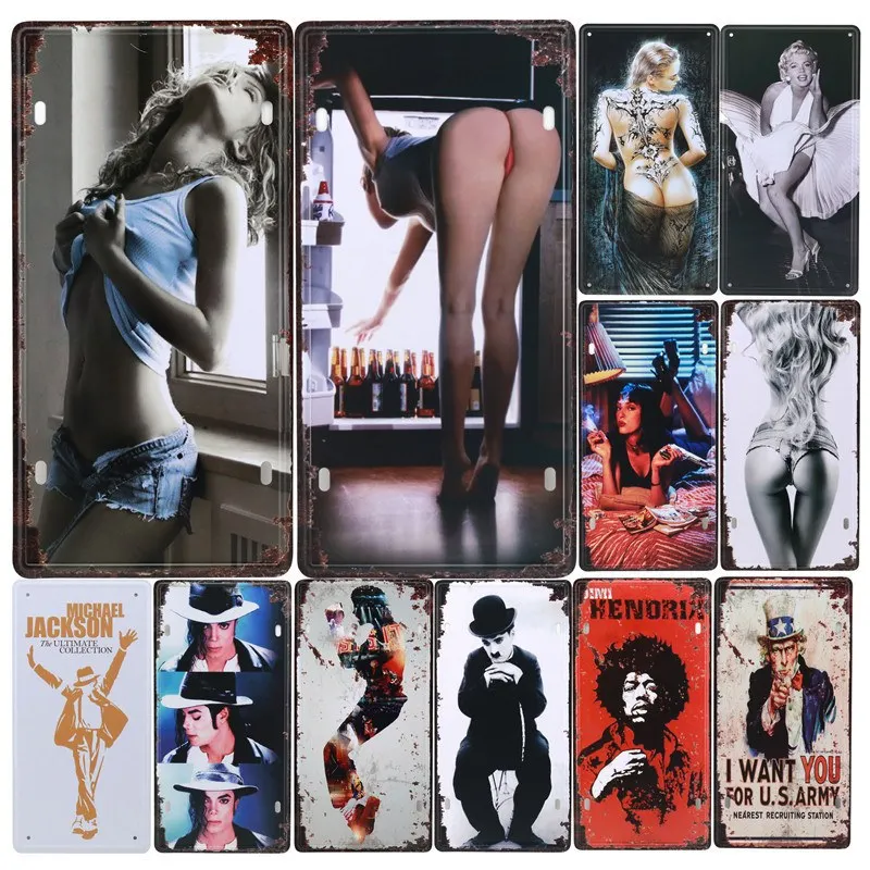 Pin Up Car Metal Tin Signs Motor Garage With Sexy Lady Wall Poster Vintage Home Decor Movie Character Godfather USA Armies C24
Pin Up Car Metal Tin Signs Motor Garage With Sexy Lady Wall Poster Vintage Home Decor Movie Character Godfather USA Armies C24