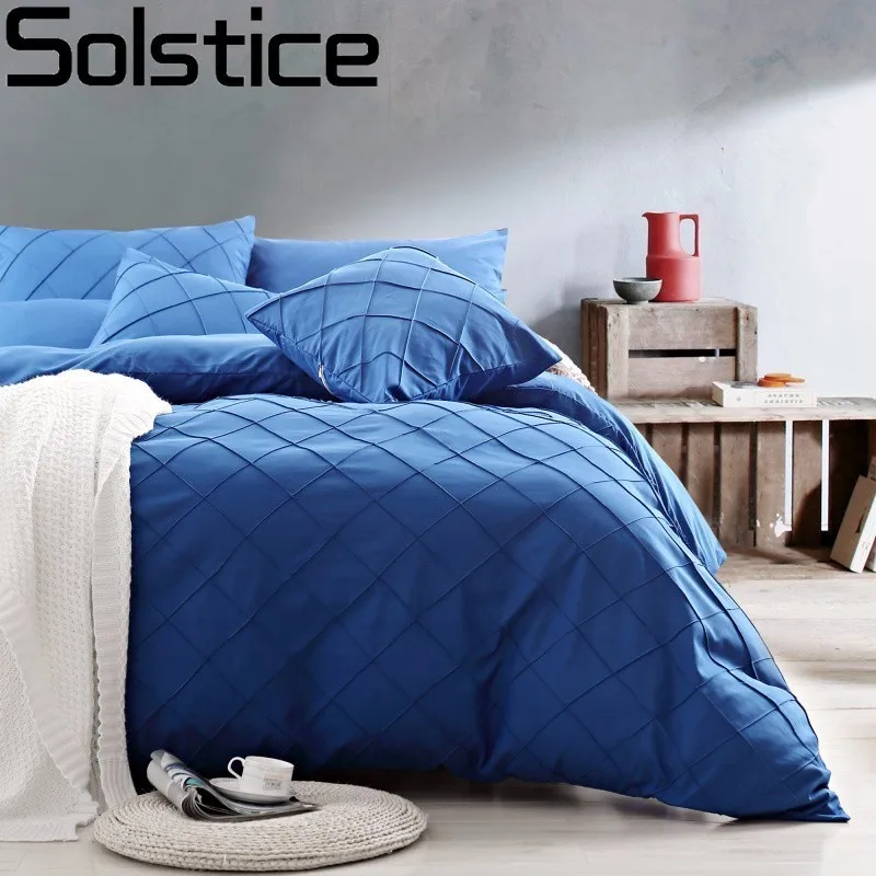 Solstice Solid Color Diamond-shaped Lattice Sutures 4pcs Bedding Set Duvet Cover Bed Sheet Pillowcase Bed Linen Bedclothes 50
Solstice Solid Color Diamond-shaped Lattice Sutures 4pcs Bedding Set Duvet Cover Bed Sheet Pillowcase Bed Linen Bedclothes 50