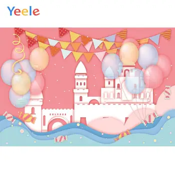 Yeele Castle Pennant Balloon Sea Candy Birthday Party Photography Backgrounds Customized Photographic Backdrops for Photo Studio
Yeele Castle Pennant Balloon Sea Candy Birthday Party Photography Backgrounds Customized Photographic Backdrops for Photo Studio