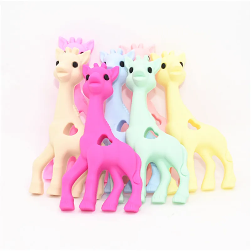 20 PCS Giraffe Silicone Teethers Rodent Infant Necklace Bracelet Mordedor Baby Gift Giraffe Teether DIY Pacifier Chain Toy BPA
20 PCS Giraffe Silicone Teethers Rodent Infant Necklace Bracelet Mordedor Baby Gift Giraffe Teether DIY Pacifier Chain Toy BPA