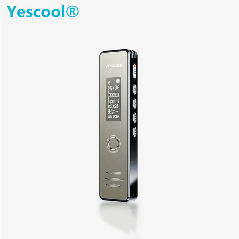 Yescool A7 plus Professional 1536Kbps Digital Voice-Activated Recorder mini Dictaphone Long Distance Audio Recorder MP3 Player
Yescool A7 plus Professional 1536Kbps Digital Voice-Activated Recorder mini Dictaphone Long Distance Audio Recorder MP3 Player