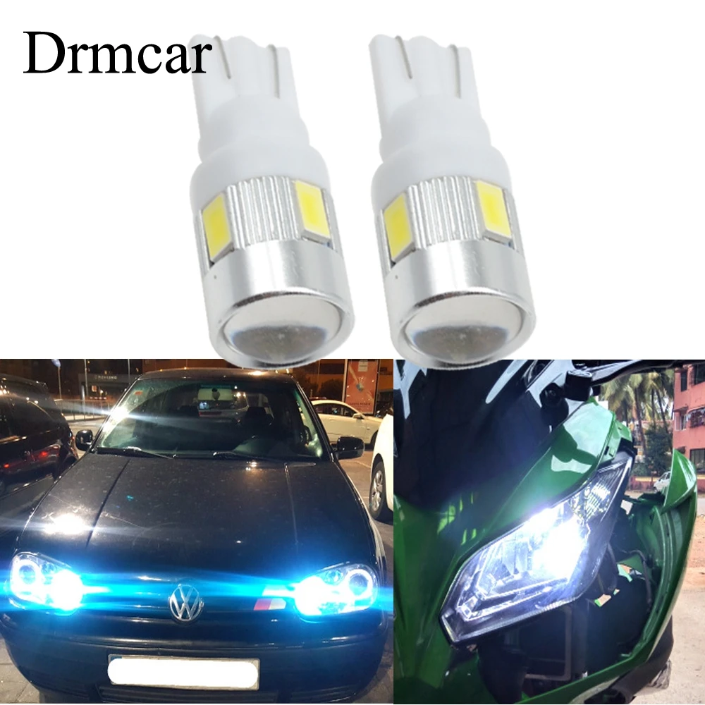 2X T10 W5W Xenon White Blue Red 6SMD 5630 Car Led Backup Light Turn Signal Lamp Side Marker Bulb Parking Tail Lights Stop Light
2X T10 W5W Xenon White Blue Red 6SMD 5630 Car Led Backup Light Turn Signal Lamp Side Marker Bulb Parking Tail Lights Stop Light