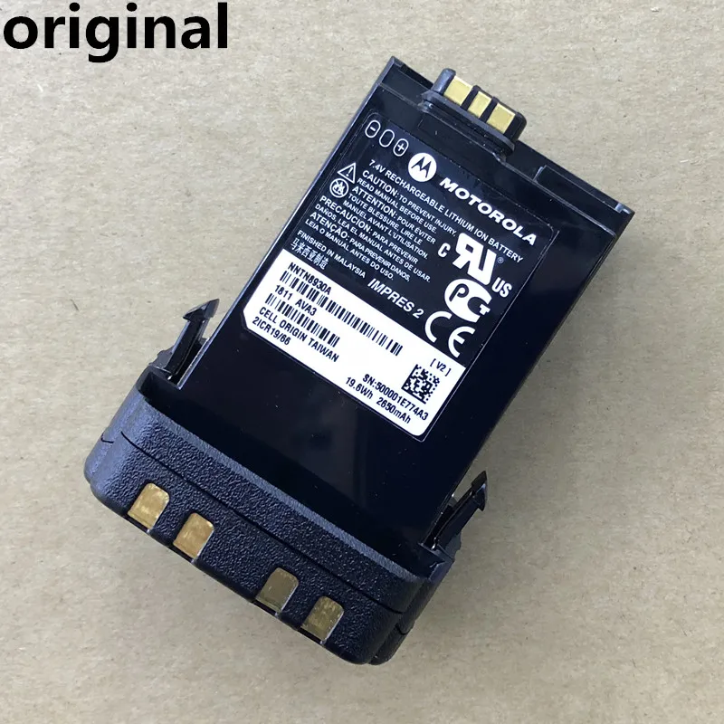 NNTN8930A 2650mAh IMPRES 2 Battery For MOTOROLA APX7000 APX6000 APX8000 SRX2200 Two Way Radio
NNTN8930A 2650mAh IMPRES 2 Battery For MOTOROLA APX7000 APX6000 APX8000 SRX2200 Two Way Radio