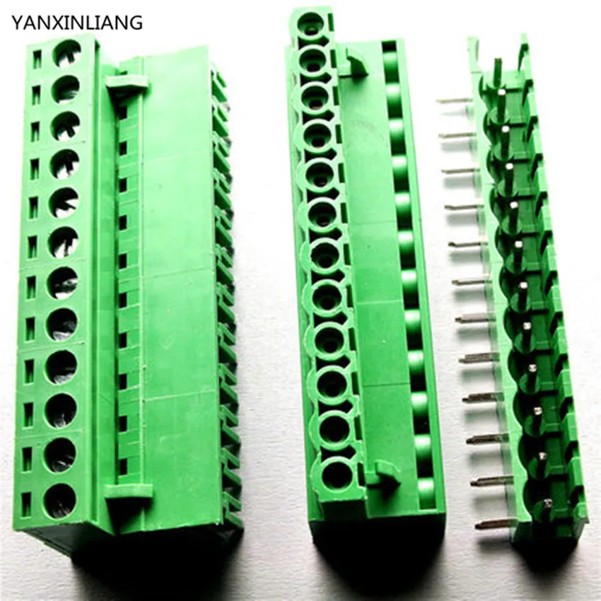 2 sets 5.08 12pin Right angle Terminal plug type 300V 10A 5.08mm pitch connector pcb screw terminal block
2 sets 5.08 12pin Right angle Terminal plug type 300V 10A 5.08mm pitch connector pcb screw terminal block