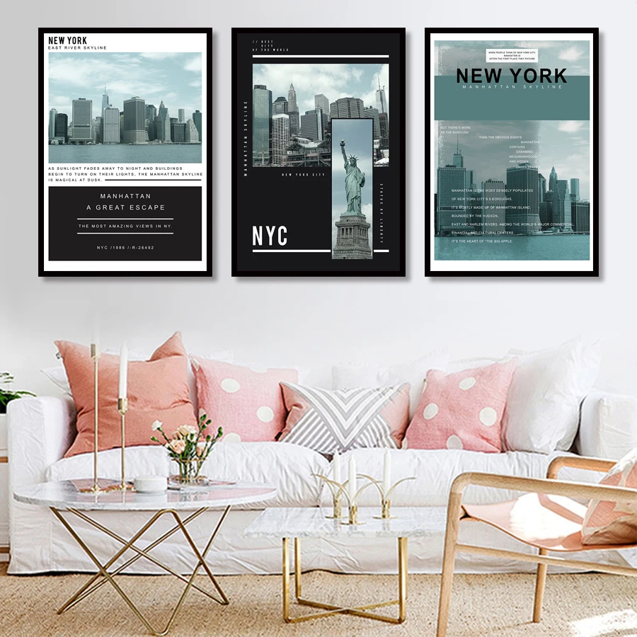 3pc Scandinavian Style Modern Art Print Urban Landscape Scenery Statue Of Liberty Image Poster Chic Home Decoration
3pc Scandinavian Style Modern Art Print Urban Landscape Scenery Statue Of Liberty Image Poster Chic Home Decoration