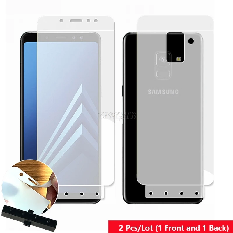 2 Pcs Front & Back Smart Guide Tool Soft Film AUTO Fixed Hydrogel Film Full Body Screen Protector for Samsung Galaxy A8 2018
2 Pcs Front & Back Smart Guide Tool Soft Film AUTO Fixed Hydrogel Film Full Body Screen Protector for Samsung Galaxy A8 2018
