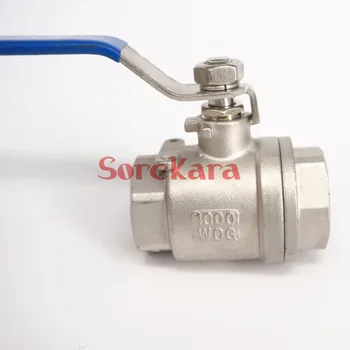 DN6 1/4" BSP Female Thread Full Bore 304 Stainless Steel 2-Piece Ball Valve oil water air 229 PSI
DN6 1/4" BSP Female Thread Full Bore 304 Stainless Steel 2-Piece Ball Valve oil water air 229 PSI