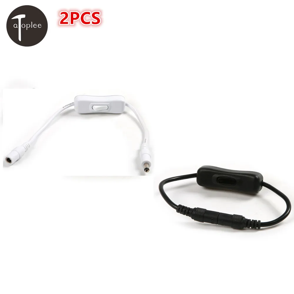 2PC On/Off Switch Female&Male Connectors 2.1mm/5.5mm Led Light Strip DC12V In-line White&Black Power Switch
2PC On/Off Switch Female&Male Connectors 2.1mm/5.5mm Led Light Strip DC12V In-line White&Black Power Switch