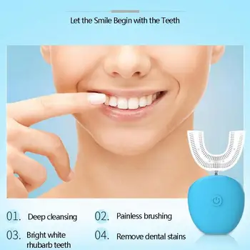 U Type Teeth Whitening USB Charging Automatic Sonic Electric Toothbrush USB Charging Make Tooth Teeth Whitening Pink Blue
U Type Teeth Whitening USB Charging Automatic Sonic Electric Toothbrush USB Charging Make Tooth Teeth Whitening Pink Blue