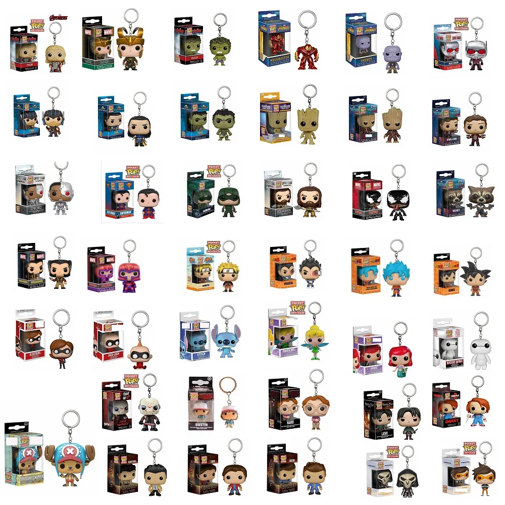POP Keychain The Avengers Super Hero Characters Action Figure Collectible Model Christmas Toys with box
POP Keychain The Avengers Super Hero Characters Action Figure Collectible Model Christmas Toys with box