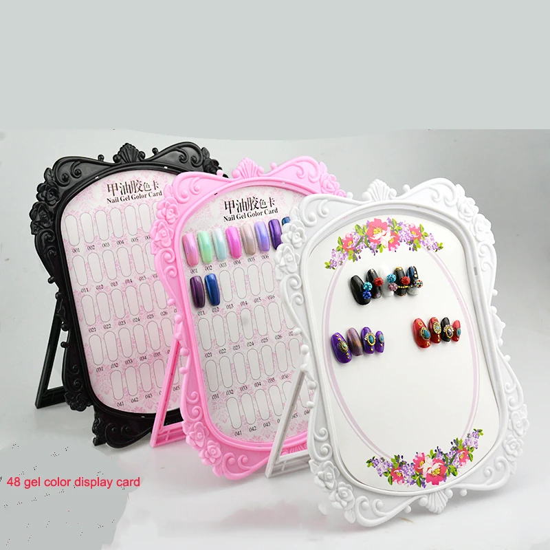 Double-sided 48 tips nail glue Polish color card nail display full color rack card board practice 3 color display A00215XX
Double-sided 48 tips nail glue Polish color card nail display full color rack card board practice 3 color display A00215XX