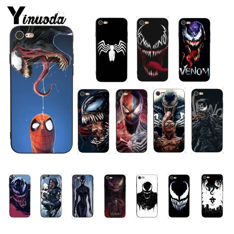 Yinuoda Marvel Deadpool Venom Villain Spiderman Super Hero Black Phone Cover for iPhone 8 7 6 6S 6Plus X XS MAX 5 5S SE XR 10
Yinuoda Marvel Deadpool Venom Villain Spiderman Super Hero Black Phone Cover for iPhone 8 7 6 6S 6Plus X XS MAX 5 5S SE XR 10