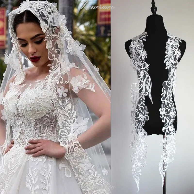 1Pair Angel Wings Embroidery Lace Flowers Sequins Applique Trim Veil Diy Handmade Materials Wedding Dress Decoration Accessories
1Pair Angel Wings Embroidery Lace Flowers Sequins Applique Trim Veil Diy Handmade Materials Wedding Dress Decoration Accessories