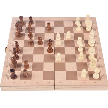 Developing Intelligence Educational Toy Portable Folding Wooden 2 in 1 Chess and Backgammon Game Set
Developing Intelligence Educational Toy Portable Folding Wooden 2 in 1 Chess and Backgammon Game Set