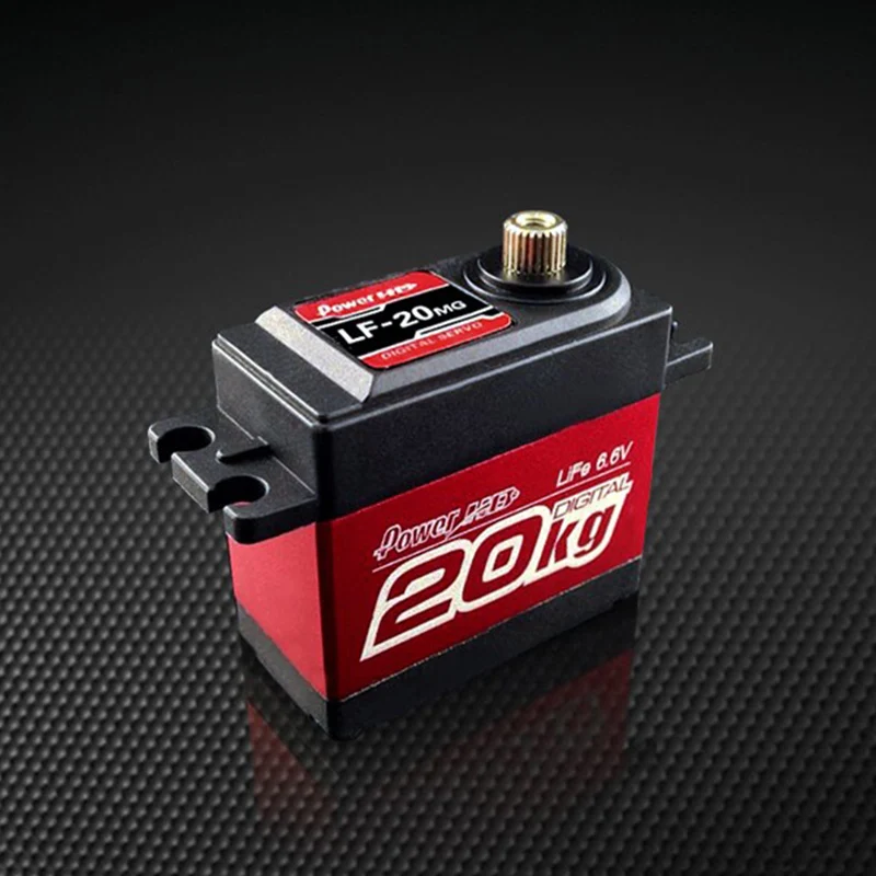 Power HD LF-20MG Digital Servo 20KG LiFe 6.6V High Torque Metal Gear for HobbyWing ESC Sanwa Fixed-wing Drone RC Climbing Car
Power HD LF-20MG Digital Servo 20KG LiFe 6.6V High Torque Metal Gear for HobbyWing ESC Sanwa Fixed-wing Drone RC Climbing Car
