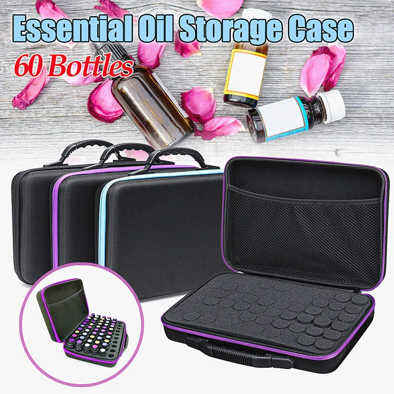 Hot 60 Compartments Essential Oil Storage Bag Portable Travel Essential Oil Bottle Organizer Women Perfume Oil Collecting Case
Hot 60 Compartments Essential Oil Storage Bag Portable Travel Essential Oil Bottle Organizer Women Perfume Oil Collecting Case