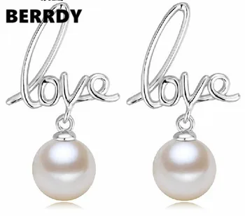 REAL PEARL 925 Silver Freshwater Pearl Earrings Fashion Earrings for Beautiful Bride Party Wedding Gift with 8-9mm Round Pearls
REAL PEARL 925 Silver Freshwater Pearl Earrings Fashion Earrings for Beautiful Bride Party Wedding Gift with 8-9mm Round Pearls