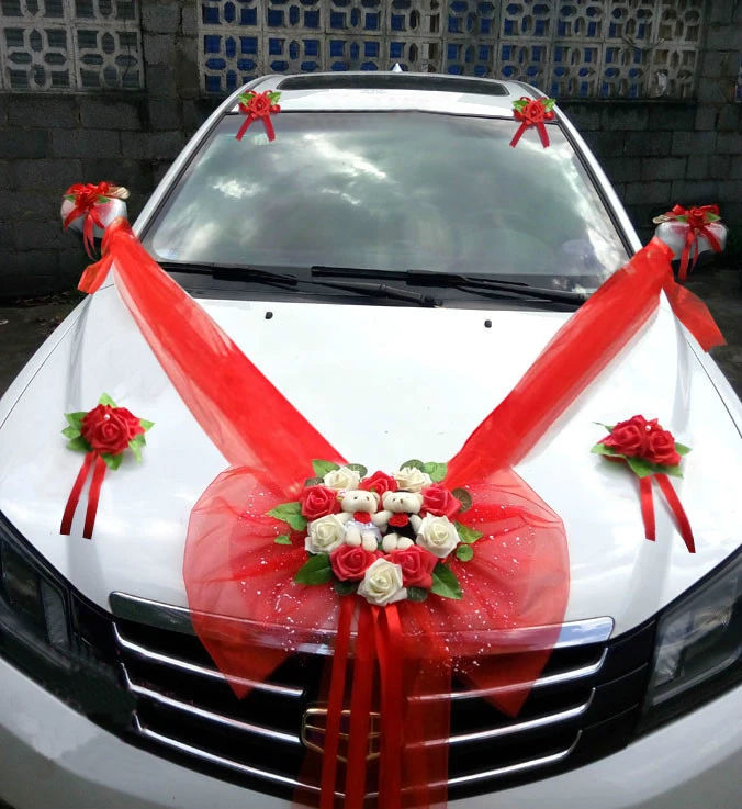 Simple Style PE Rose Wedding Car Decoration Flowers Heart Shaped Wreaths Color Can be Customized
Simple Style PE Rose Wedding Car Decoration Flowers Heart Shaped Wreaths Color Can be Customized