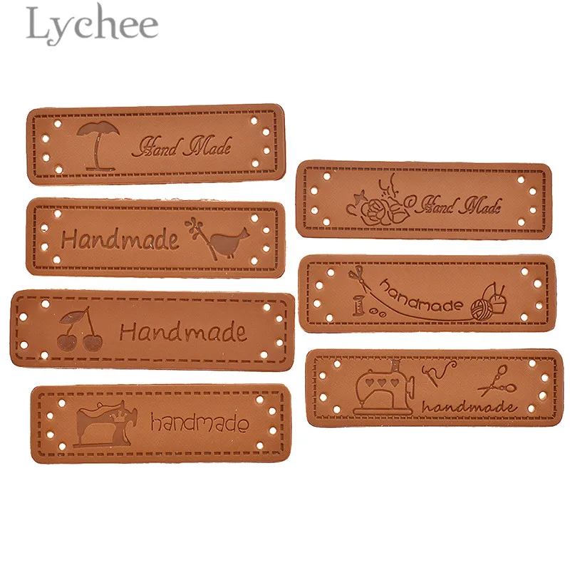 Lychee 50pcs Handmade PU Leather Tags Bird Sewing Machine Embossed Label DIY Flag Labels For Garment Sewing Accessories
Lychee 50pcs Handmade PU Leather Tags Bird Sewing Machine Embossed Label DIY Flag Labels For Garment Sewing Accessories