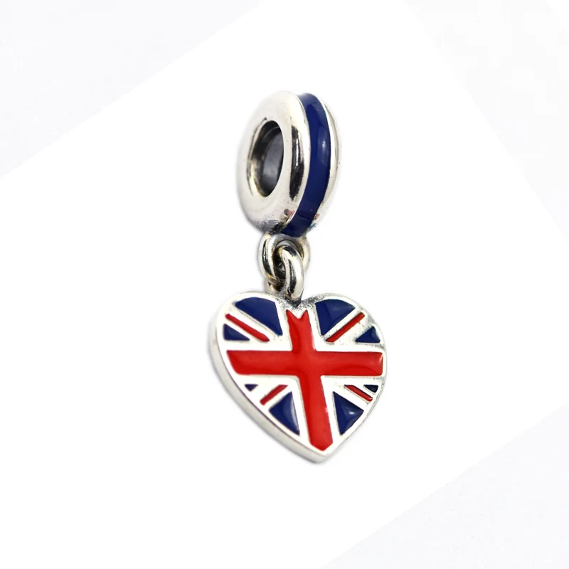 Pandulaso Great Britain Flag Dangle 925 Sterling Silver Jewelry Fits European Charm Bracelet & Choker Beads For Woman DIY
Pandulaso Great Britain Flag Dangle 925 Sterling Silver Jewelry Fits European Charm Bracelet & Choker Beads For Woman DIY
