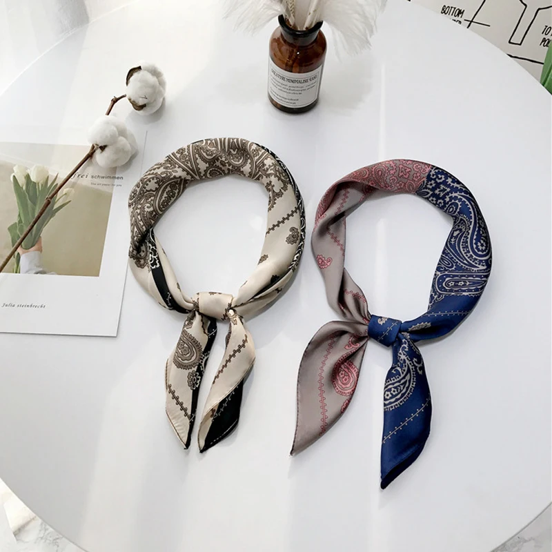 Luna&Dolphin Women Square Scarf 70*70cm Cashew Flowers Two Color Match Chiffon Silk Scarves Office Vintage Headbands Bandana
Luna&Dolphin Women Square Scarf 70*70cm Cashew Flowers Two Color Match Chiffon Silk Scarves Office Vintage Headbands Bandana