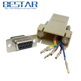 RS232 D-Sub 9pin DB9 Female Extender To Lan Cat5 Cat5e RJ45 Ethernet Female Adapter Beige Color
RS232 D-Sub 9pin DB9 Female Extender To Lan Cat5 Cat5e RJ45 Ethernet Female Adapter Beige Color