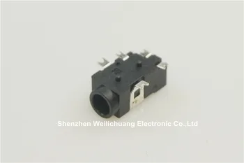 100pcs DC power Jack Center Pin size 1.0mm Diameter SMD reflow solderable 5 terminals 3 contacts 30V 0.5A 5000 times 
100pcs DC power Jack Center Pin size 1.0mm Diameter SMD reflow solderable 5 terminals 3 contacts 30V 0.5A 5000 times