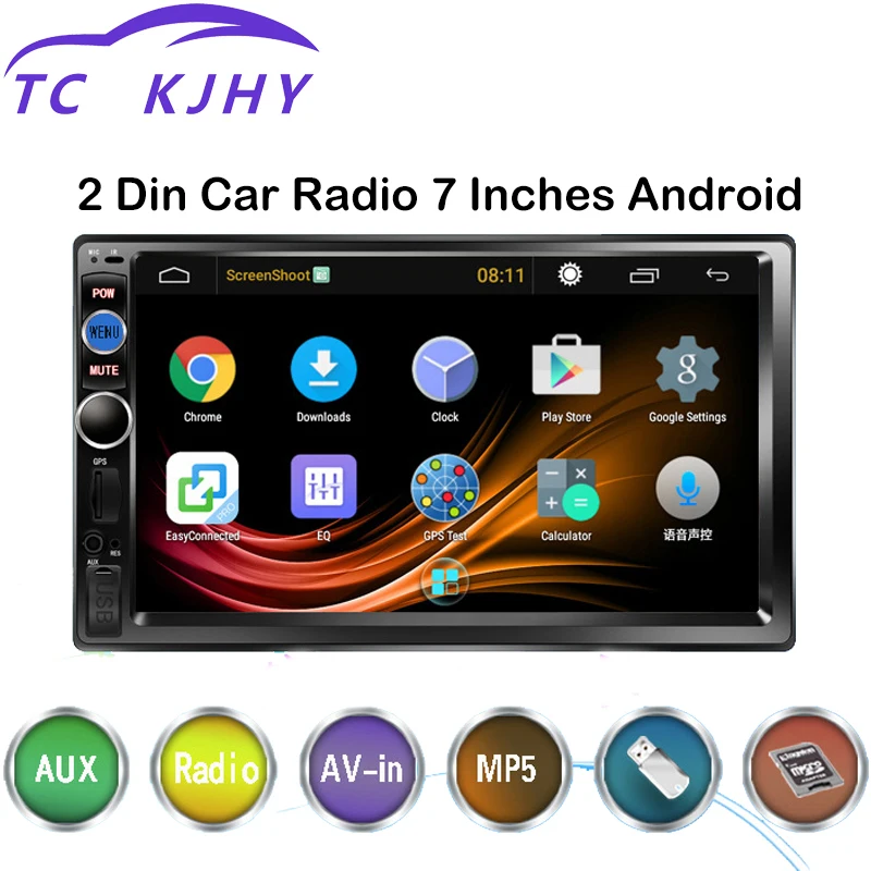 2 Din Car Radio 7 Inch Android Player Navigation Monitor For Rear View Camera Steering Wheel Control Punto Built-In Speaker
2 Din Car Radio 7 Inch Android Player Navigation Monitor For Rear View Camera Steering Wheel Control Punto Built-In Speaker